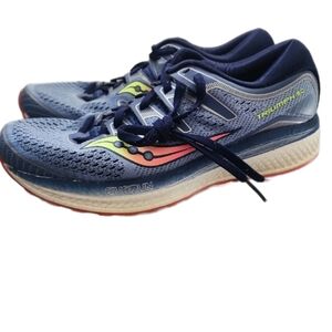 Saucony Triumph Everun Blue Pink Running Shoes Women’s Formfit Cushion